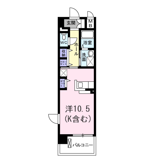 EXE VILLA WESTの間取り
