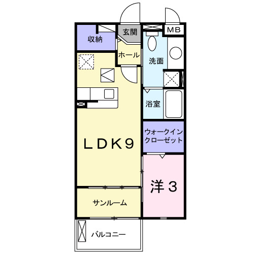 サニーガーデンの間取り