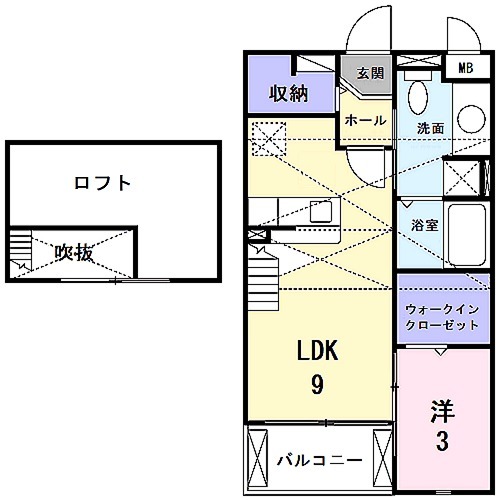 サニーガーデンの間取り