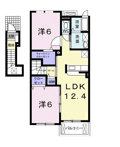 ゾネンブルーメの間取り