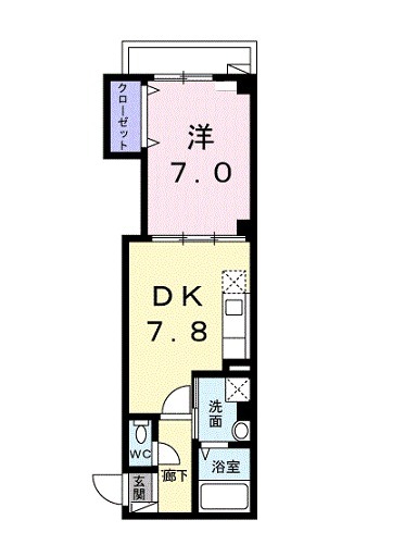 グランフィオーレ ウエダの間取り
