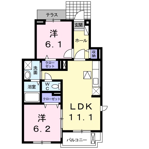 アネックスの間取り