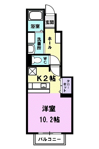 メゾンパレェの間取り