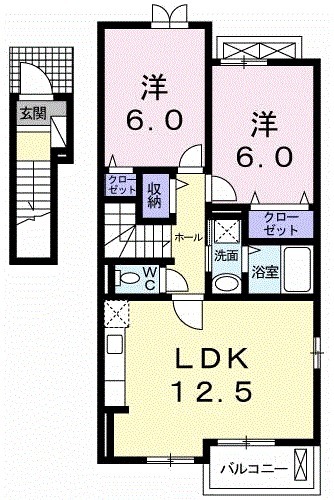 槇の木 サニーハウス2号館の間取り