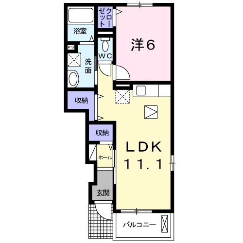 ボニ-ト Cの間取り