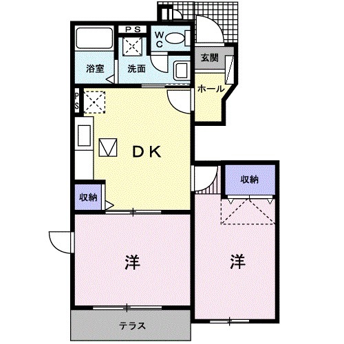 ソレアード カーサの間取り