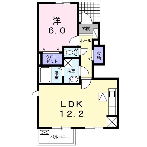 キルシェの間取り