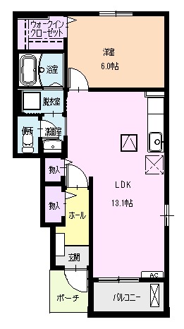 ノストラーレ エリシオンの間取り