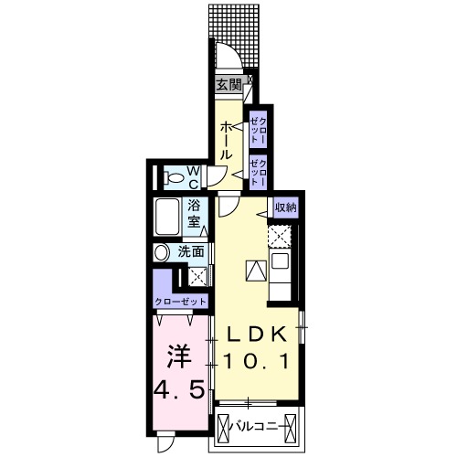 グレースコートⅡの間取り