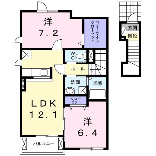 ラフィネ サンクの間取り