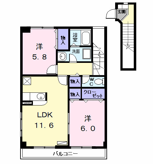 HOPE・Eの間取り