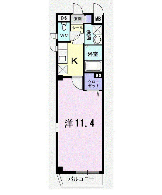 リラッサNの間取り