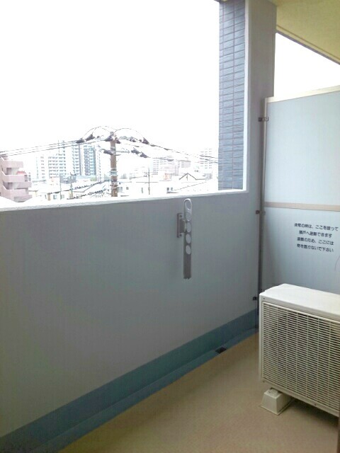 12/26 バルコニー