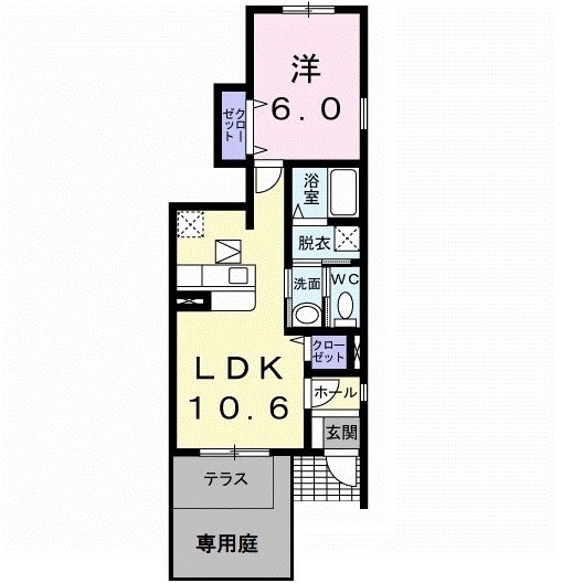 リュミエール本町田の間取り