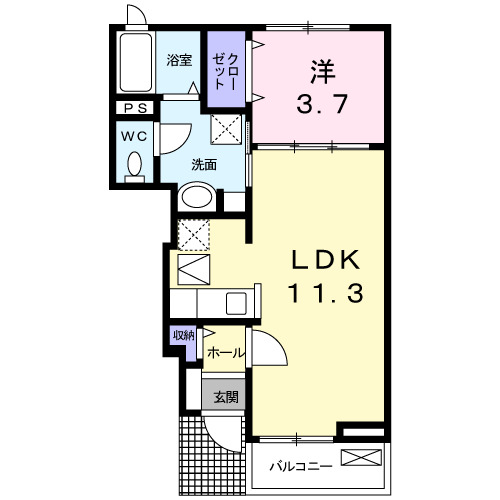 エスタシオンⅡの間取り