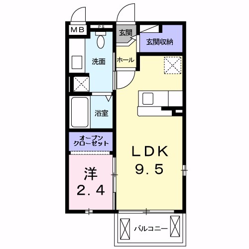 マーヴェラス コートの間取り