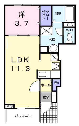 エレガンシアの間取り