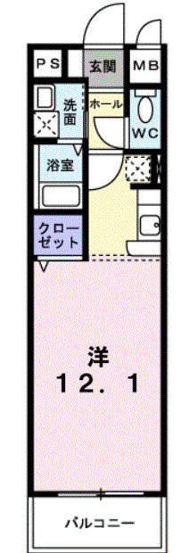ポールスターの間取り