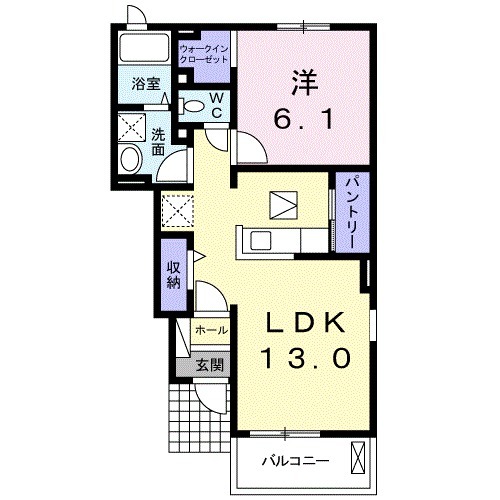 ディアコ-トⅡの間取り