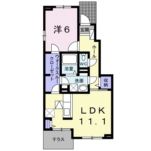 ソーレプレッソの間取り