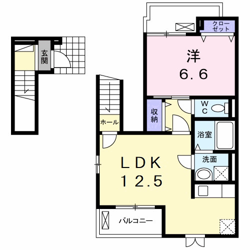 池上台コーポラスⅡの間取り