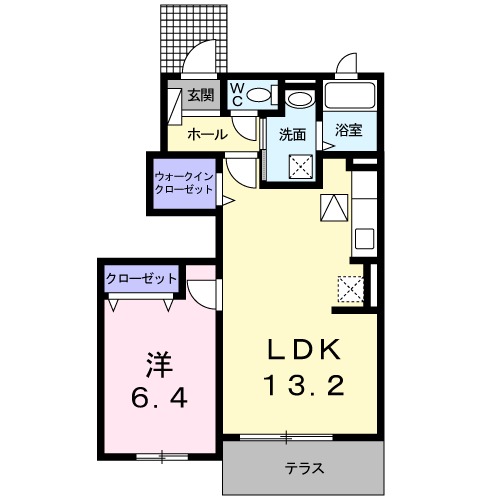 リアンヴィラージュC棟の間取り
