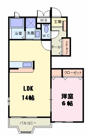 カルム錦の間取り