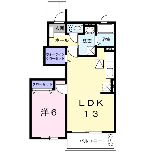 カーサ セレーノBの間取り