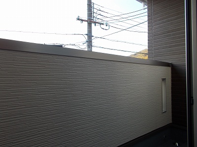 12/24 バルコニー