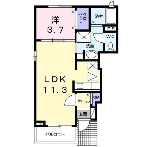 オーブ エストの間取り
