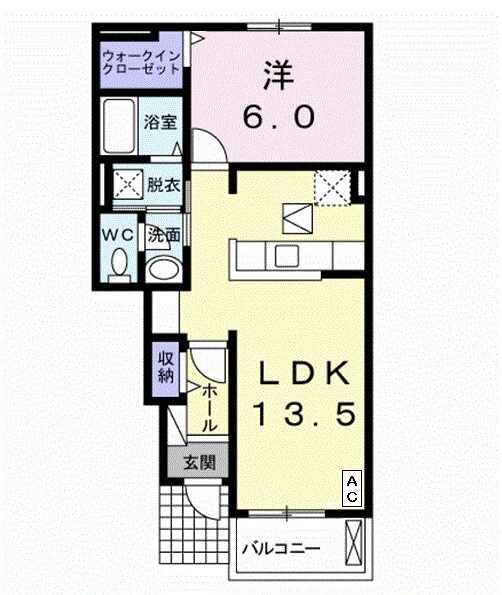 サニープレイスⅡの間取り