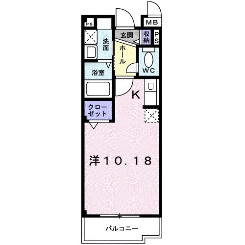 ハイ・メゾン Ⅰの間取り
