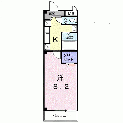 シャルマン太秦の間取り