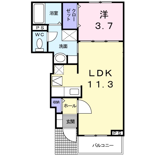 トゥーン タウンの間取り
