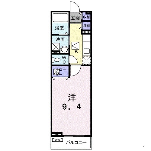 ブライト・パークサイド Ⅱの間取り