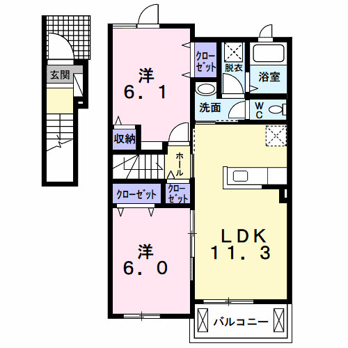 メゾン アンジュの間取り