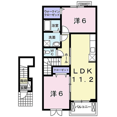 カルム ONO 壱番館の間取り