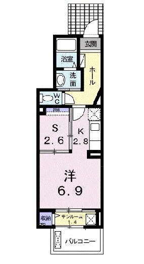 ボナールTNの間取り