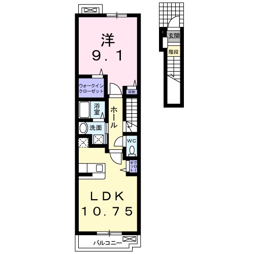 シーサイドナカノの間取り
