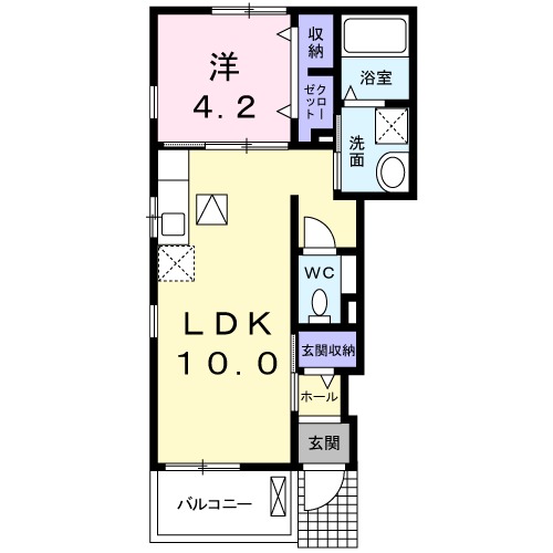 グラース・アビタシオンⅢの間取り