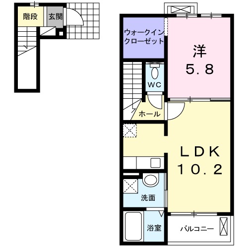 リトルグローブⅠの間取り