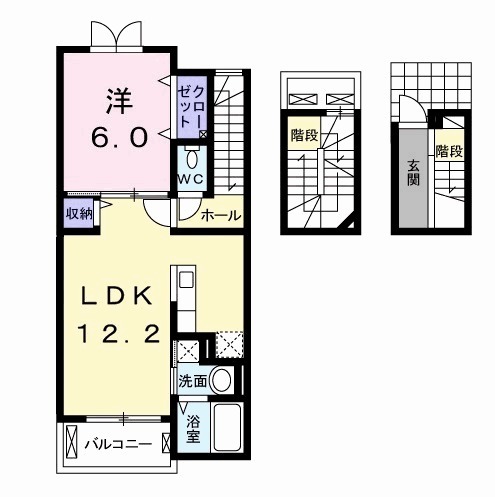 ハイエスト モデッサの間取り