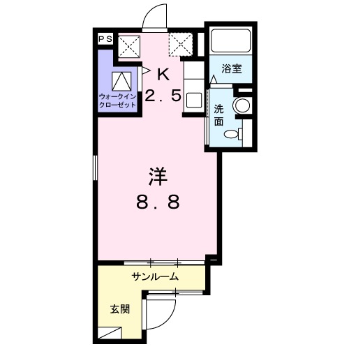 カンフリエ Ⅱの間取り