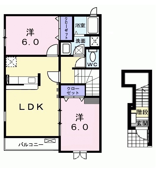 ラック・アビタシオンの間取り