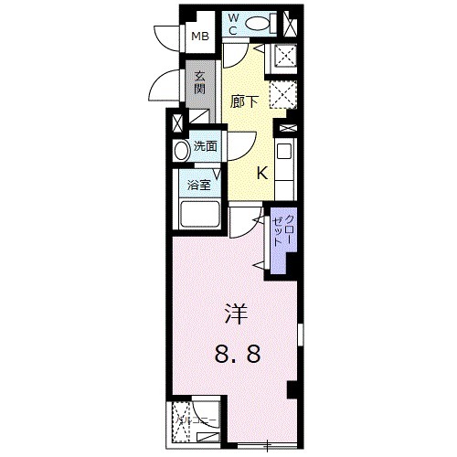 パークハウスTakechoの間取り