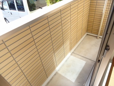 12/20 バルコニー