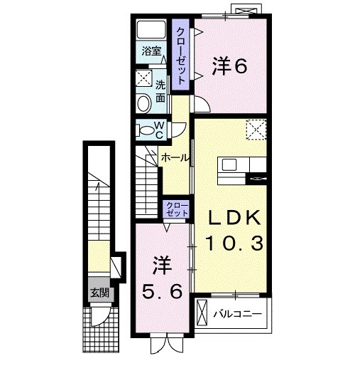 アプローズの間取り