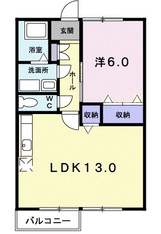 メゾンエレガントⅢの間取り