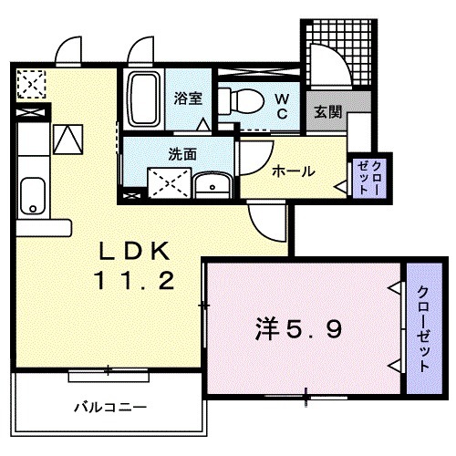 プレシード Uの間取り