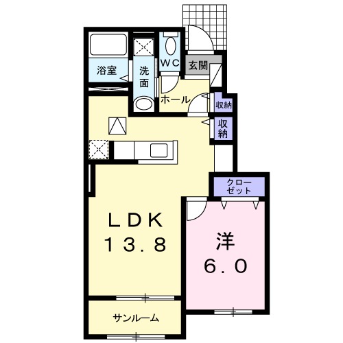 プラシード アルバの間取り